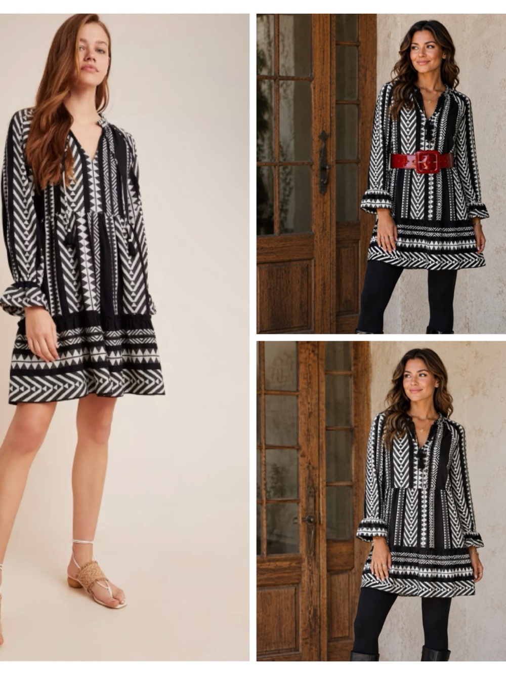 Anthropologie Oversized Maeve Dominique Tunic Dress Size S MSRP $168